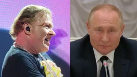 AXL ROSE Calls VLADIMIR PUTIN ‘A Callous, Lying, Murderous, Little Man With Outdated Ambitions’