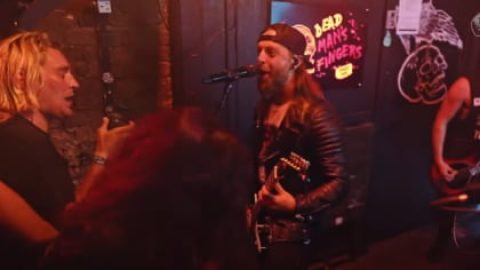 Watch BULLET FOR MY VALENTINE Perform At Tiny London Bar