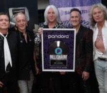 DEF LEPPARD Awarded PANDORA’s ‘Billionaire Plaque’