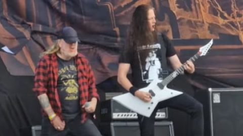 Watch: AT THE GATES Recruits THE HAUNTED’s PATRIK JENSEN For WACKEN OPEN AIR Performance