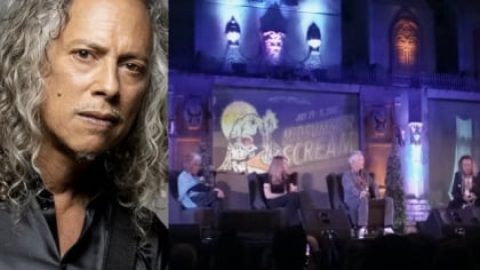 Watch Full Video Of METALLICA’s KIRK HAMMETT Hosting ‘The Original Monster Kids’ Panel At ‘Midsummer Scream’
