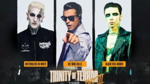MOTIONLESS IN WHITE, BLACK VEIL BRIDES And ICE NINE KILLS Announce Third Leg Of ‘Trinity Of Terror’ Tour; BLABBERMOUTH.NET Presale