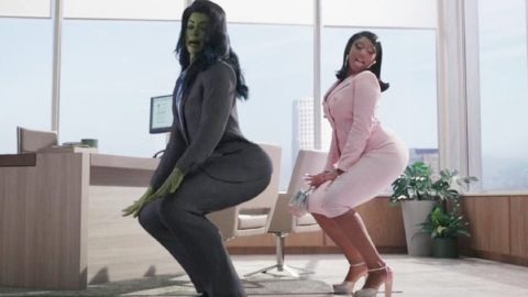 Watch Megan Thee Stallion twerk with ‘She-Hulk’ star Tatiana Maslany