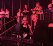 Watch ABBA’s Frida make surprise appearance at ABBA Voyage concert