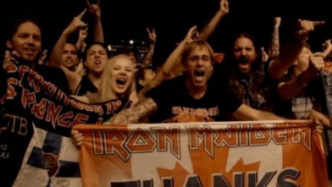 IRON MAIDEN Thanks Fans For Buying More Than Three Million Tickets During ‘Legacy Of The Beast’ Tour (Video)