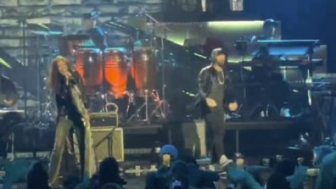 Watch: STEVEN TYLER Performs With EMINEM At ROCK AND ROLL HALL OF FAME Induction Ceremony