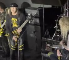 Watch: STRYPER Performs With Battery-Powered Practice Amps After Electricity Goes Out Before Concert