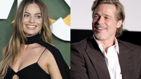 Margot Robbie snuck in unscripted kiss with Brad Pitt on ‘Babylon’ set: “When else am I gonna get the chance?”