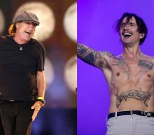 AC/DC’s Brian Johnson explains “awkward” Justin Hawkins mic grab at Taylor Hawkins tribute show