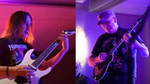 Watch High-Quality Video Of Ex-MEGADETH Members ELLEFSON, YOUNG And POLAND Performing At ‘Days Of The Dead’ Convention In Chicago