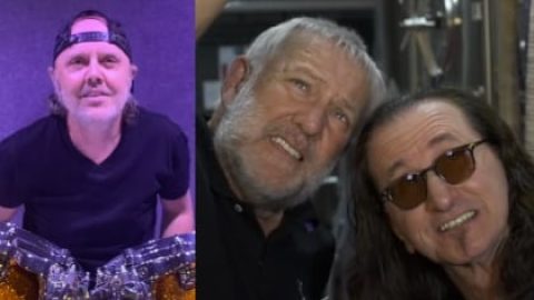 Could LARS ULRICH Play RUSH Songs With GEDDY LEE And ALEX LIFESON? ‘It Would Take A Lot Of Rehearsal’, He Says
